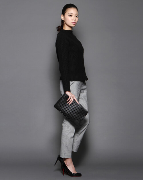 クリスチャン ルブタンコピー2015年春夏新作カーフスキン ショルダー付 クラッチバッグLOUBIPOSH CLUTCH CALF 3120508 CM53