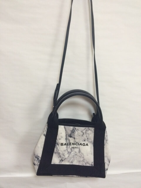 バレンシアガ BALENCIAGA トートバッグ 大理石 マーブル柄 バック