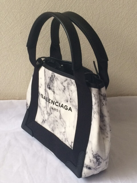 BALENCIAGA バレンシアガ カバスS トートバッグ マーブル 大理石