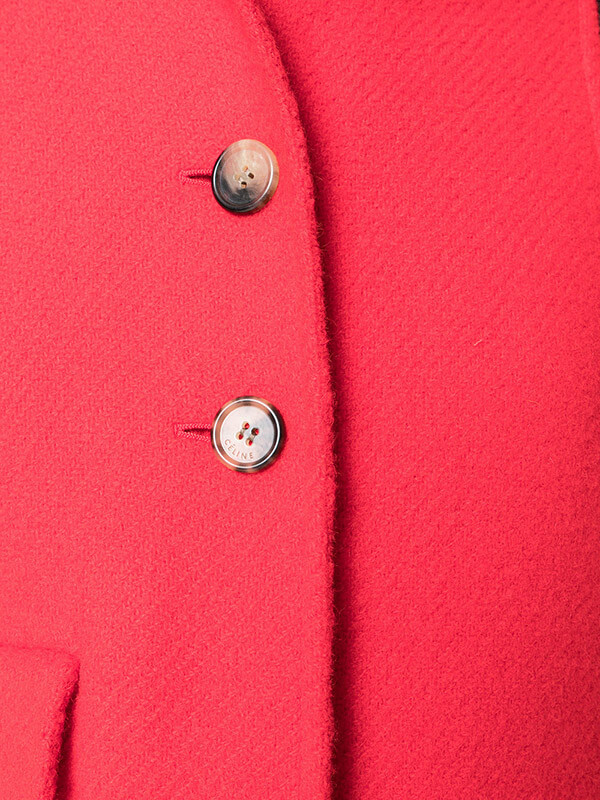 CELINE(セリーヌ服コピー) ラマウール スリーブレスコート RED
