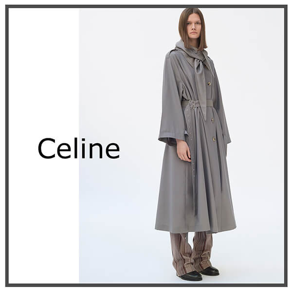 2017-18AW新作◇CELINE◆セリーヌ服コピー トレンチコート