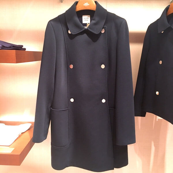 【シルエットが美しい♡】HERMES ダブルツイル ピーコート 予約商品【7月下旬入荷予定】【DEA.by ROBE de FLEURS/ディア