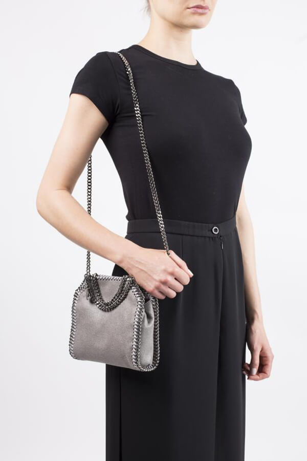 Stella McCartney ファラベラ シャギー ディア タイニー トートバッグ 391698W91321220