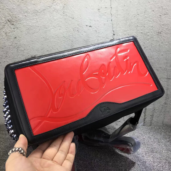 れーこ⭐️クリスチャン・ルブタン　スリッポン 36 ・トリコブラックコート Christian Louboutin クリスチャンルブタン ピックボート