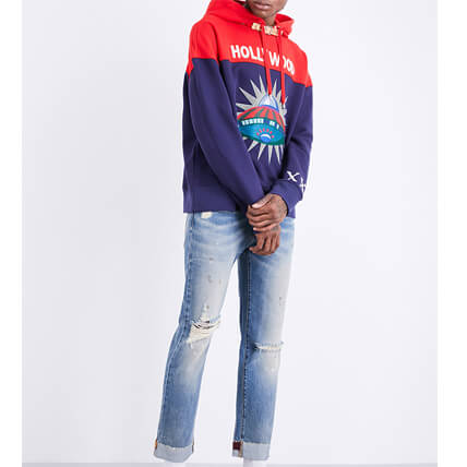 GUCCI(グッチ パーカー コピー)ハリウッドUFOコットンジャージーフーディ 8031502