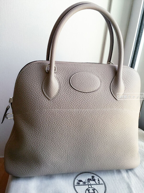 HERMES★エルメス ボリード31 トゥルティエールグレー Aランク エルメス トゥルティエールグレーBolideボリード 31CM バッグ
