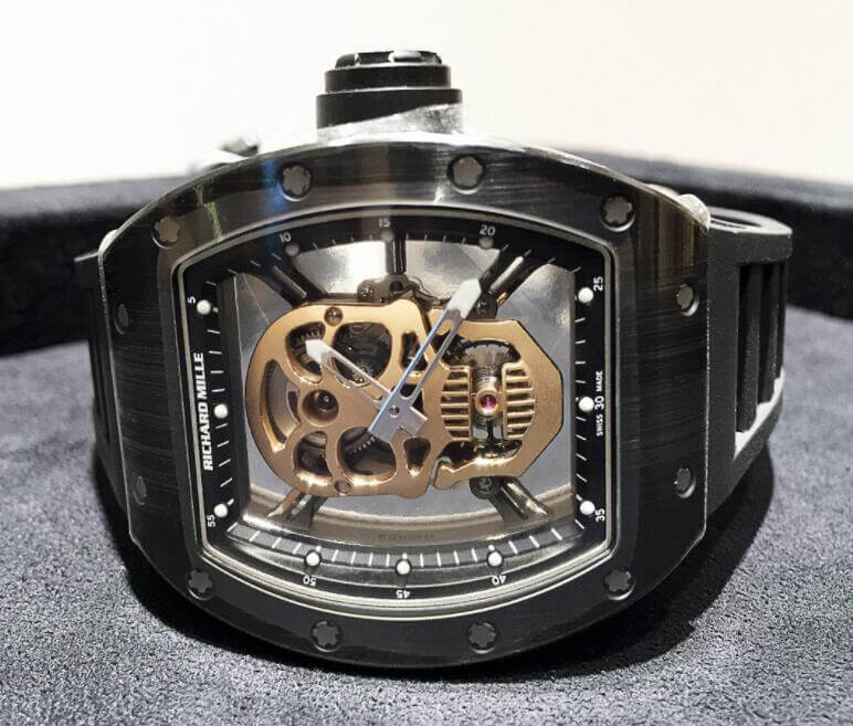 リシャールミル RM 52-01 トゥールビヨン スカル ナノセラミック RM52-01 スーパーコピー