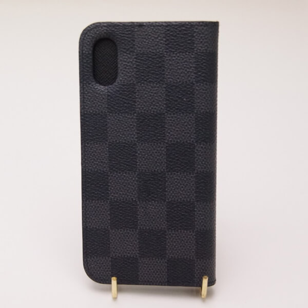 LOUIS VUITTON - ルイ・ヴィトン iPhone X・フォリオ ダミエ グラフィット M63445 LOUIS VUITTON - ルイ・ヴィトン iPhone X・フォリオ ダミエ