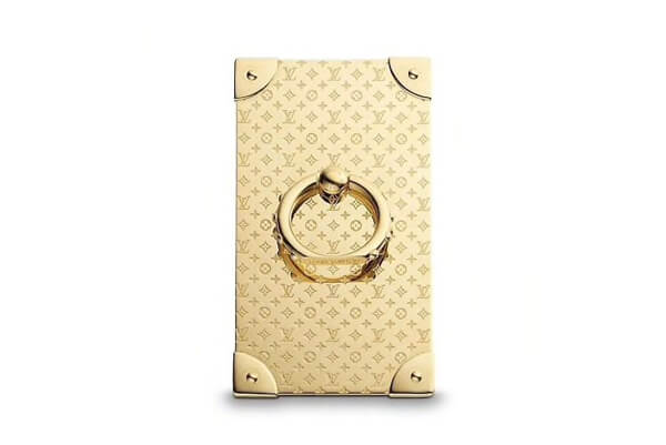 ルイヴィトン、ポルトクレLVナノグラム赤色ナノグラムが刻印されてるレッドゴールド LOUIS VUITTON - ルイヴィトン ポルトクレ LV ナノグラム