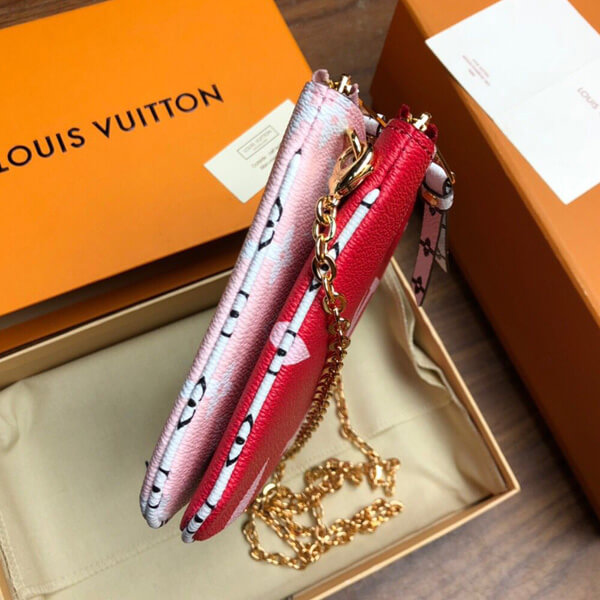 ルイヴィトン ジャイアント ドゥーブル ジップ M67561 ショルダーバッグ LOUIS VUITTON/ルイ・ヴィトン】 ポシェット・ドゥーブルジップ