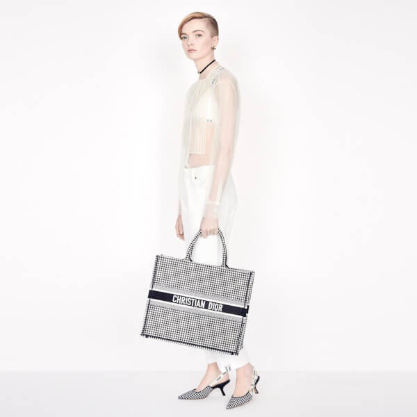 【日本未入荷】 ディオールスーパーコピー DIOR ブックトート 千鳥格子柄 9091603