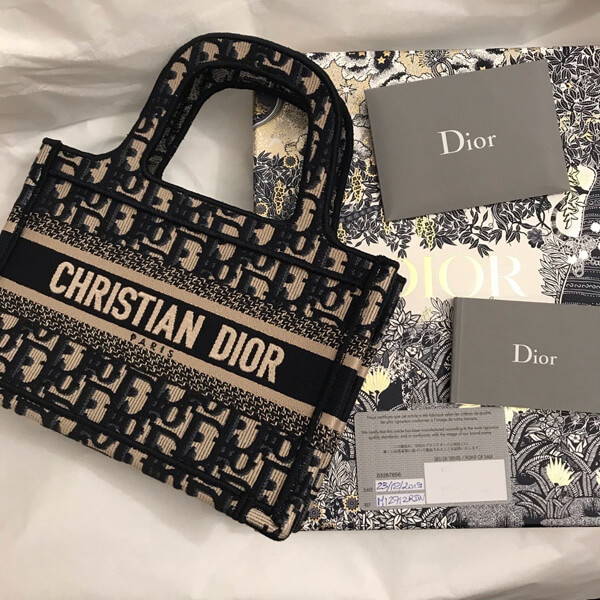 入手困難! Dior オブリーク コピー トートバッグ Mini Book Tote Oblique☆3種 M1271ZRIW