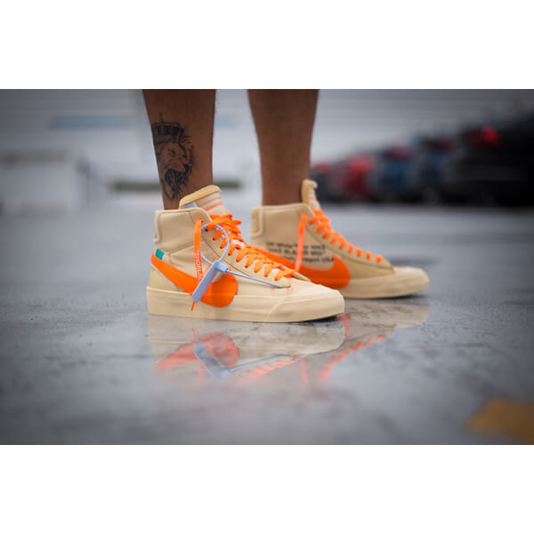 off white all hallows eve on feet