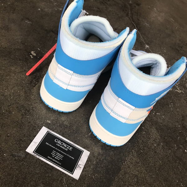 【NIKE ナイキ コピー】US14 32cm OFF-WHITE x Air Jordan 1 Powder Blue 20030301