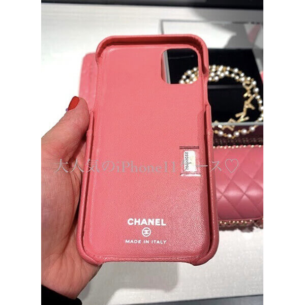 関税無しCHANEL《入手困難♪》キャビアiPhone11ケース 20031704