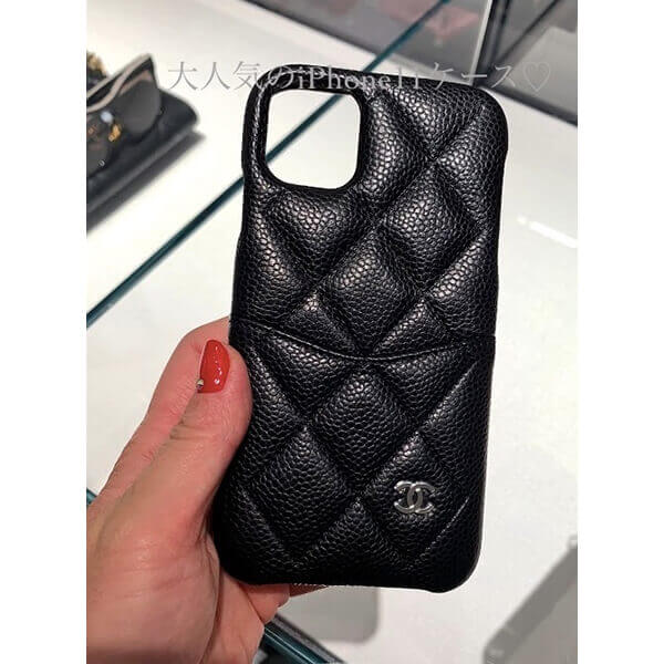 関税無しCHANEL《入手困難♪》キャビアiPhone11ケース 20031704