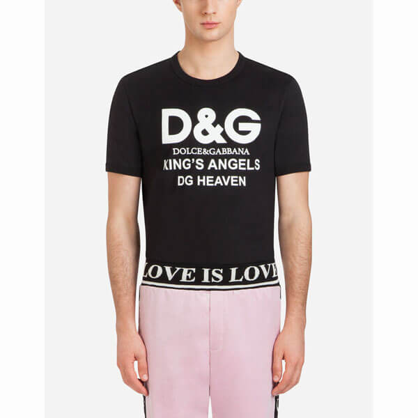 Dolce&Gabbana Tシャツ コットン D&Gプリント 2色