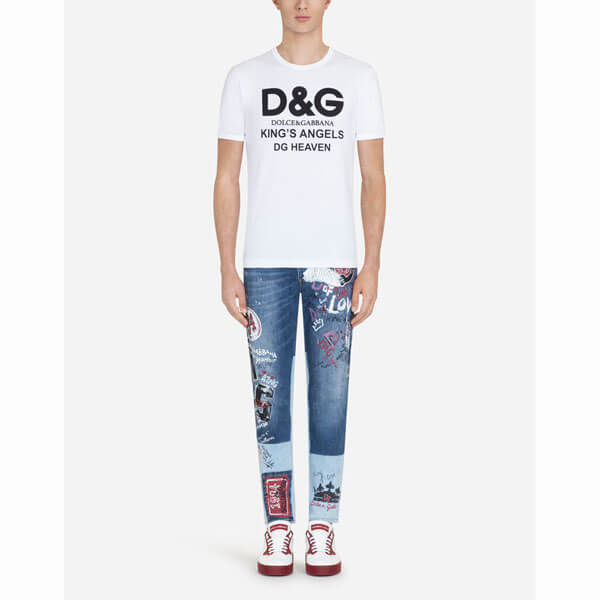 【限定品】D&G×UNXD ドルチェ&ガッバーナ Tシャツ 2XL