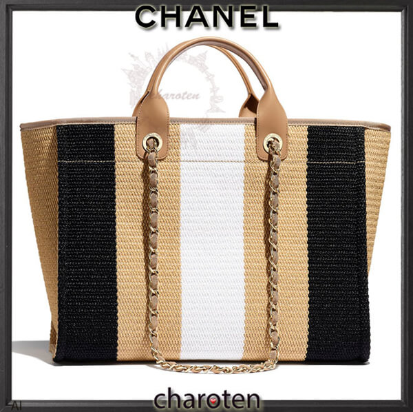 美品☆CHANEL❤️ネイビー ストライプ トートバッグ 美品☆CHANEL❤️ネイビー ストライプ トートバッグ - メルカリ