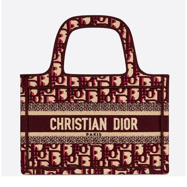 入手困難! Dior オブリーク コピー トートバッグ Mini Book Tote Oblique☆3種 M1271ZRIW