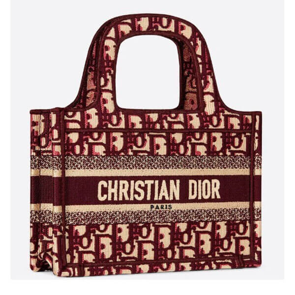 入手困難! Dior オブリーク コピー トートバッグ Mini Book Tote Oblique☆3種 M1271ZRIW