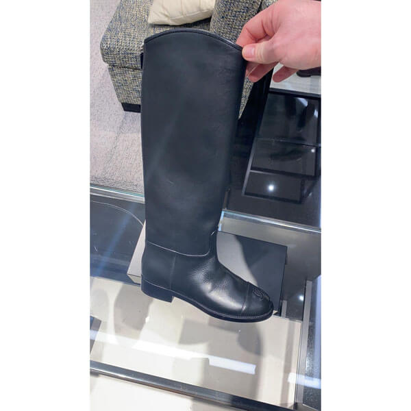本物！シャネル♡ジョッキーブーツ シャネル CHANEL ブーツ