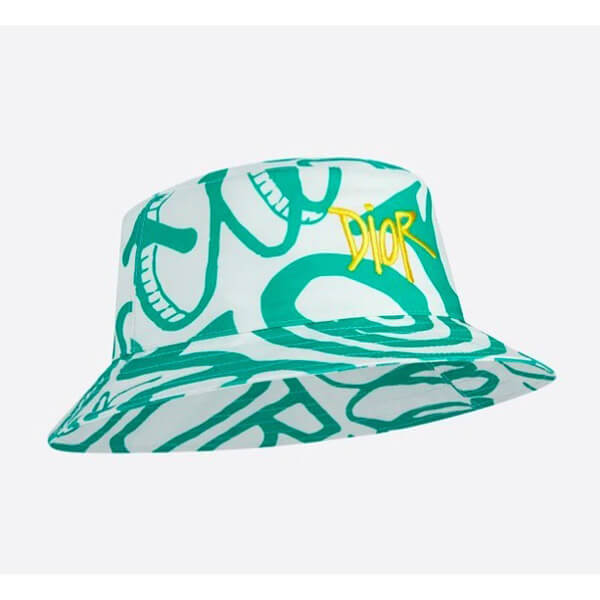 正規品　Dior × stussy バケットハット　L どこよりも早く☆2020秋 ディオール × STUSSY コラボ バケット