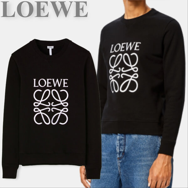 【LOEWE】ロエベ トレーナー コピー アナグラム コットンスウェットシャツH6109900CR