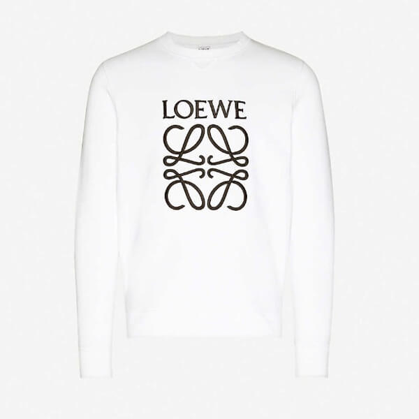【LOEWE】ロエベ トレーナー コピー アナグラム コットンスウェットシャツH6109900CR