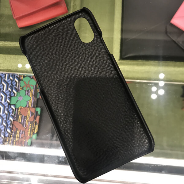 【特価：返品不可】PRADAスマホケース iPhoneX/XS バンカーリング付 特価：返品不可】PRADAスマホケース iPhoneX/XS バンカーリング