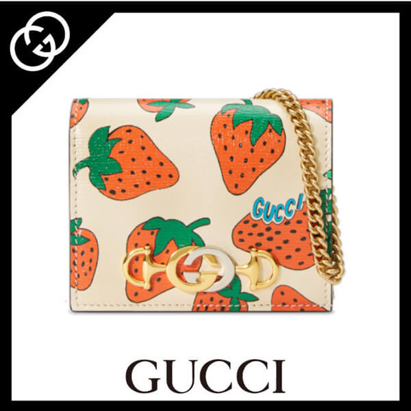 GUCCI イチゴウォレット チェーン付き 入手困難 GUCCI イチゴウォレット チェーン付き