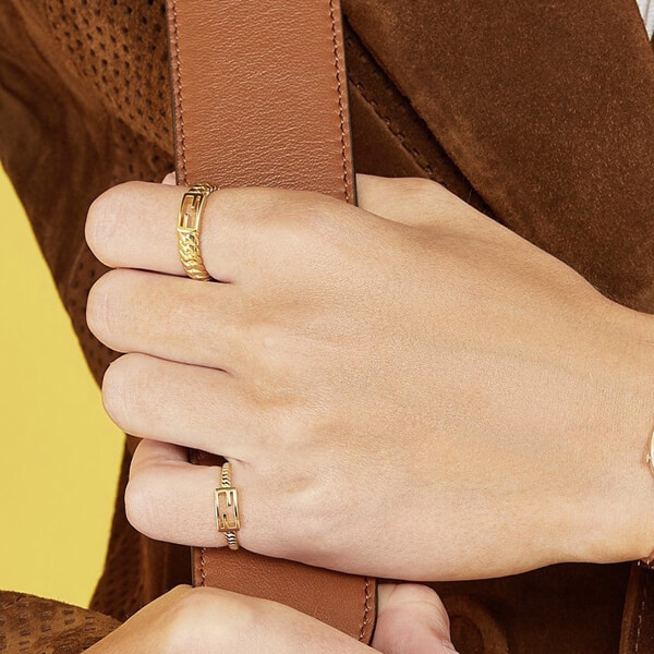 FENDI フェンディ バゲットリング