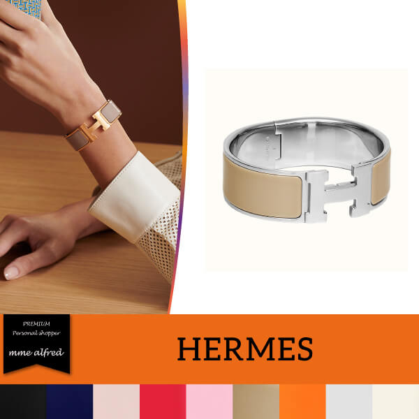 コーデのポイントに♪】HERMES エナメルブレスレット♪ (HERMES