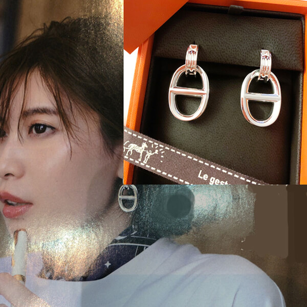 エルメスの定番！シェーンヌダンクルフープピアス  PM エルメスの定番！シェーンヌダンクルフープピアス PM (HERMES