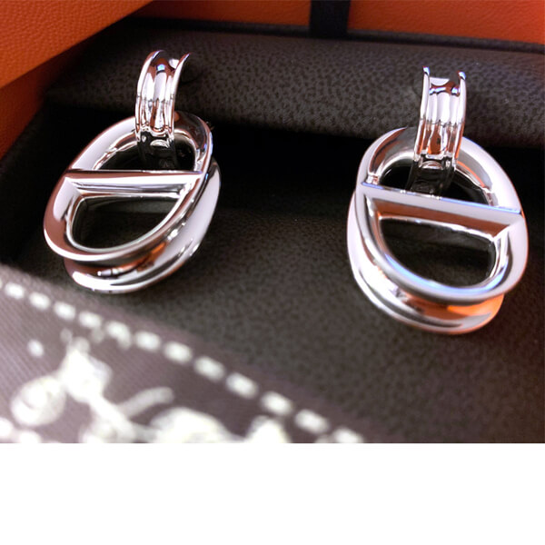 HERMES エルメス シェーヌダンクル レポンスピアス ラージモデル エルメス シェーヌダンクル 偽物 ピアス エルメス Reponse GM