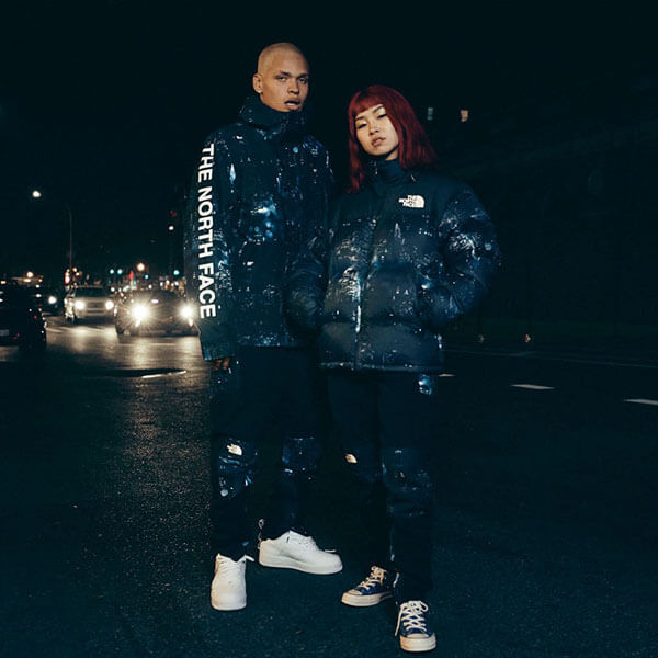 Extra Butter × The North Faceスーパーコピー Nightcrawlers Nuptse Jacket70D3