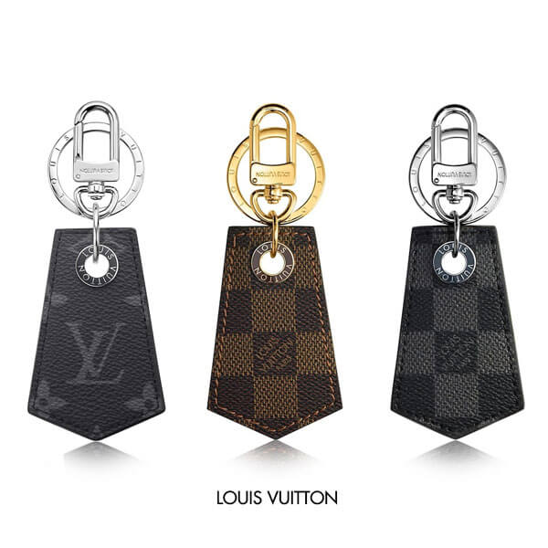 LOUIS VUITTON(ルイヴィトン) ⁄ キーホルダー⁄レザー⁄BRW⁄メンズ ルイ