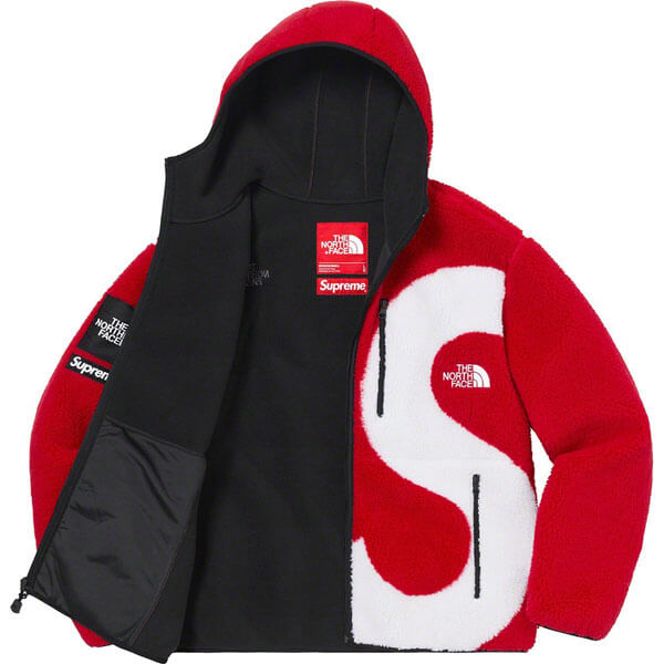 FW20 Supreme The North Face S Logoコピー Hooded Fleece JacketND952