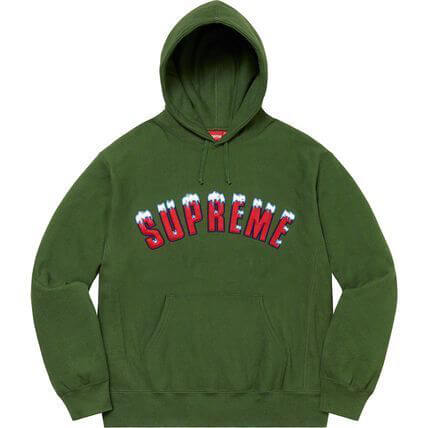 supreme ボックス ロゴ パーカー 偽物 送料無料 シュプリーム Icy Arc Hooded Sweatshirt AW2120E21C