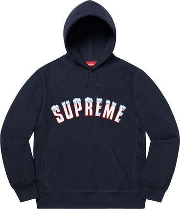 supreme ボックス ロゴ パーカー 偽物 送料無料 シュプリーム Icy Arc Hooded Sweatshirt AW2120E21C