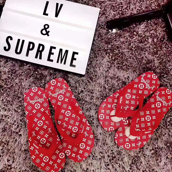 シュプリーム サンダル 偽物 新作 Supreme X LV サンダル21E21C3