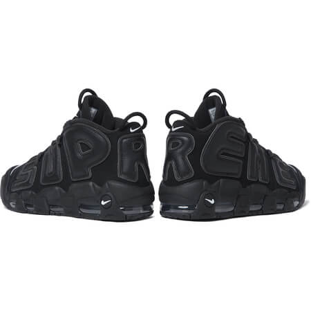 シュプリーム モアテン ナイキ エア モア アップテンポ Supreme x Nike Air More Uptempo ブラック21E21C4