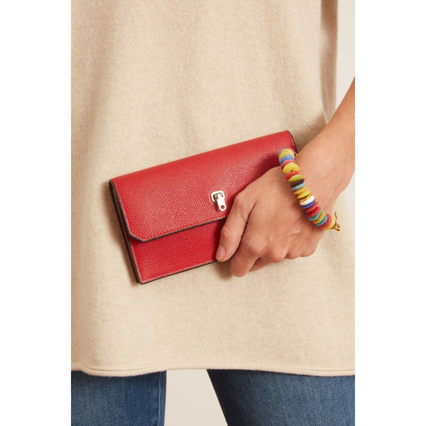 VALEXTRA コピーBRERA PURSE WITH REMOVABLE CARD CASE V9L26-028-000R-OC