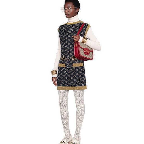 【20SS新作】GUCCI 1955 グッチコピー ホースビット ショルダー バッグ 60220492TCG1