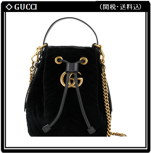 2020日本未発売新作 グッチコピー【GUCCI】GGマーモント 2WAY バケットバッグM86035