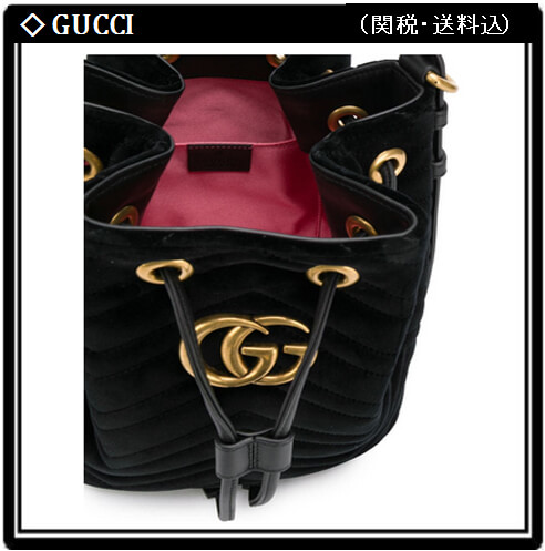 2020日本未発売新作 グッチコピー【GUCCI】GGマーモント 2WAY バケットバッグM86035
