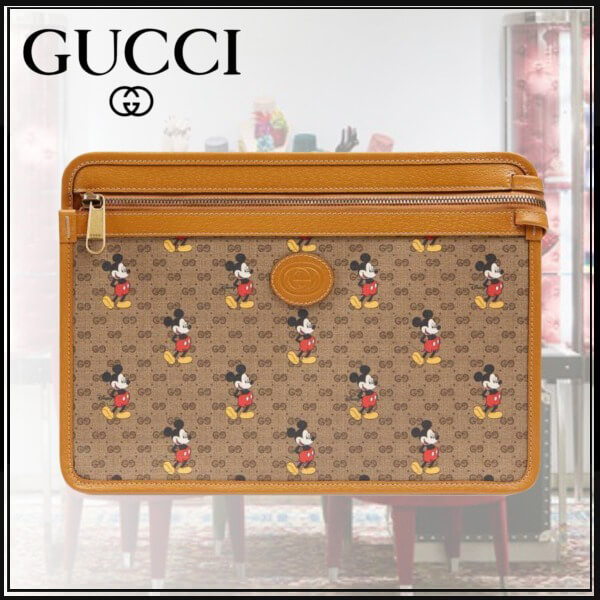 2020日本未発売新作 ★DISNEY x GUCCI ディズニー xグッチコピー*クラッチバッグ* ディズニーコラボ 20Cruise ★M86039