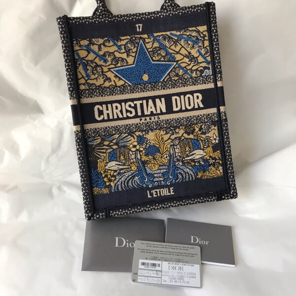 超レア品!ディオール ミニブックトート コピー【Dior】Mini Vertical Book Tote585OB1