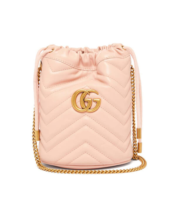 2020新作限定人気 グッチコピー∞∞ GUCCI ∞∞ GG Marmont Mini leather バケットショルダー☆M82039