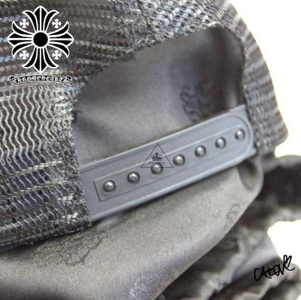 CHROME HEARTS★クロムハーツ キャップ コーデ レプリカ【CHセメタリークロス×赤レザー】◆◆ aCHA1
